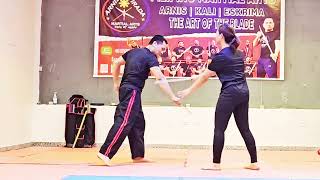 Kali  Arnis Tirada 12 Basic strikes flow drill of Filipino Martial arts [upl. by Zamora364]