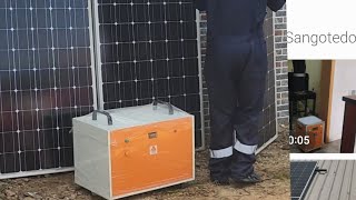 2500watts capacity solar generator installation at orita challenge ibadan [upl. by Brenza234]