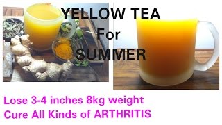 8kgs आसानी से वजन घटाये YELLOW TEA से Turmeric Tea Turmeric Tea for Weight loss Dr Shalini [upl. by Yldarb141]