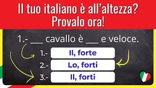 Esercitati con larticolo e laggettivo con questi esercizi di grammatica italiana [upl. by Yrak]