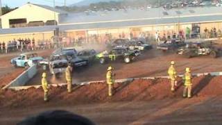 Page County Fair Derby Heat 1 2010wmv [upl. by Einaffets]