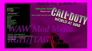 Cod World at WarMod MenuxKoVx Multi MenuRGHJtag [upl. by Enilav]