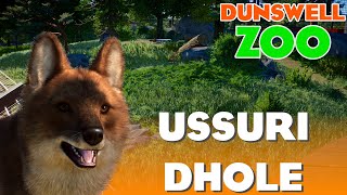 USSURI DHOLE  EP48  DUNSWELL ZOO  PLANET ZOO [upl. by Akemak]