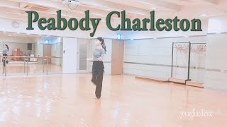 Peabody Charleston linedance  Cho Ira Weisburd [upl. by Ahsinehs]