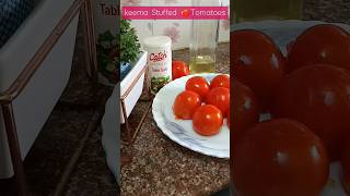 Keema Stuffed tomato🍅cooking shorts viralshorts antioxidants [upl. by Uzia]