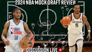 2024 NBA Mock Draft and Player News Live [upl. by Ahsieni812]