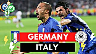 Germany vs Italy 02 All Goals amp highlights  world cup 2006 SemiFinal [upl. by Saidel]