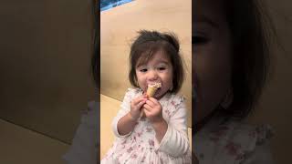 How 18 months baby eating ice cream 😍😘😍 [upl. by Akinas]