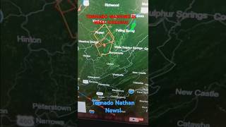 92524 TORNADO WARNINGS IN WEST VIRGINIA FOR GREENBRIER COUNTY [upl. by Selwyn]