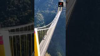 Amazing cable bridge shorts travel bridge nature [upl. by Lahcar81]