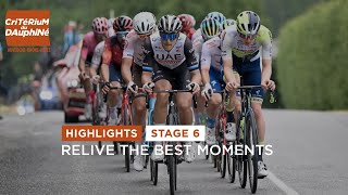 Highlights  Stage 6  Dauphiné 2023 [upl. by Hairakcaz]