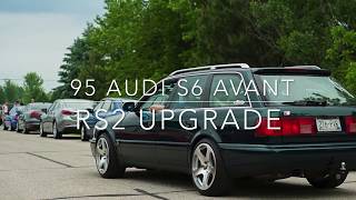 Audi AAN Timelapse RS2 Turbo Install amp Headgasket Repair [upl. by Annaihr]