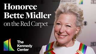 Honoree Bette Midler on The 44th Kennedy Center Honors Red Carpet [upl. by Tahp682]