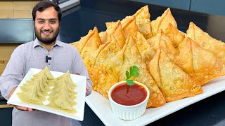 Aloo Samosay Recipe  Easy Step by Step Crispy Potato Samosa Better [upl. by Alidis]