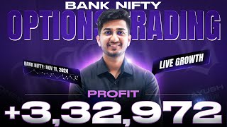 Bank Nifty Options Trading Profit 332972  By Ayush Thakur [upl. by Qulllon]