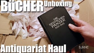 Bücher Unboxing Antiquariat Haul Waffen Bücher [upl. by Embry207]