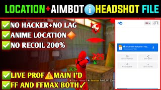 AUTO HEADSHOT CONFIG FILE FREE FIRE 2024  FREE FIRE HEADSHOT FILE [upl. by Nosidam425]