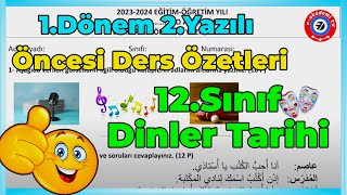 12Sınıf Dinler Tarihi 2Ünite Özet İslamiyet [upl. by Trebma127]