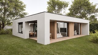 simple and practical house  LIVING IN A SMALL MODERN HOUSE [upl. by Bertha143]