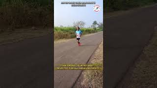 10k cross country meet selected for all India University running indiarunning sports university [upl. by Pacian]