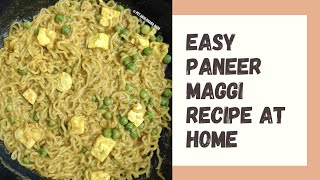 Easy Paneer Maggi Recipe at Home shorts [upl. by Mable]