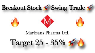 Marksans Pharma Analysis  Stock market  Multibagger  Swing trade  Investing  Trading  wealth [upl. by Studley]