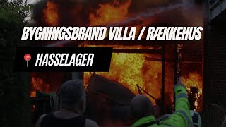 25062024 Bygningbrand Villa  Rækkehus  📍Hasselager [upl. by Irmo]