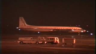 Flughafen BERLINSCHÖNEFELD Dezember 1993  EgyptAir B767  BerLine IL18  TAP B737200  TAROM AN24 [upl. by Aradnahc]