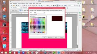 OpenOffice Writer Autokorrektur Hintergrundfarbe Blocksatz [upl. by Hans777]