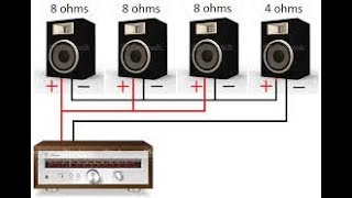 Ligação de falantes e caixas passivas com casamento de impedância [upl. by Cosme]
