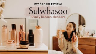 SULWHASOO BRAND REVIEW  Essentials Bloomstay Concentrated Ginseng Time Treasure Snowise Line [upl. by Yllut326]