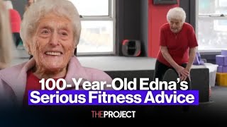 102YearOld Edna’s Serious Fitness Advice [upl. by Adnohsal]