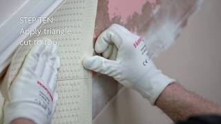 How to Install Lincrusta Dado Panels on a Staircase [upl. by Norel]