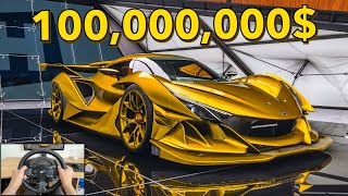 0 Vs 100000000 Car in Forza Horizon 5  Steering Wheels Gameplay [upl. by Marchese100]