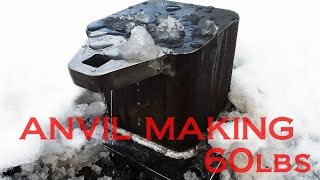 Blacksmith Anvil Build  Making a Nice Large 60lb Post Style Budget Anvil [upl. by Arvell]