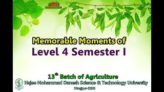 L4 SI Moments of 13th Batch of Agriculture HSTU Dinajpur By Amit [upl. by Renckens]