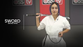 Learn Cool Sword Spins with World Champion Jewelianna Ramos Ortiz [upl. by Engelbert]