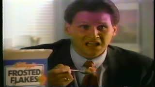 Kelloggs Frosted Flakes 1989 Commercial [upl. by Nadler703]