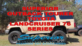 Superior Engineering Outback Tourer Kit on the Toyota 76 Series Landcruiser [upl. by Ahtreb]