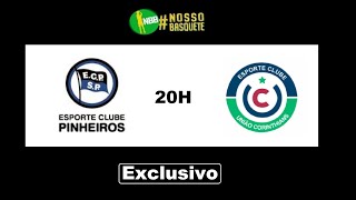 Pinheiros x União Corinthians  NBB 202324  Temporada Regular  Exclusivo no ExBux Sports [upl. by Araihc]