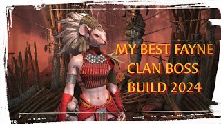 My best 1 key UNMNM Clan Boss Fayne build for 2024 [upl. by Nueormahc310]