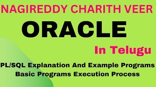 Part 29  PLSQL Examples  Oracle In Telugu [upl. by Halac]