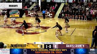 Volleyball v Davis County Highlights [upl. by Yelraf172]