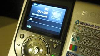 SONY MZDH10P HiMD PLAYING A SIMPLE MINIDISC RECORDING [upl. by Elocon]