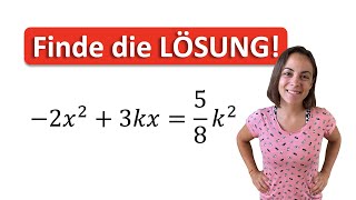 🤯 Quadratische Gleichung mit PARAMETER lösen  Parametergleichung Funktionsschar Parabel [upl. by Stila]