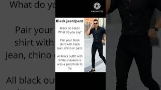 Ultimate Black Shirt Outfit Combos for Men shorts ytshorts styletipsmenstye viralshorts [upl. by Anilesor862]