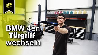 BMW 4 F33 F32 F36 Türgriff wechseln  BMW F33 F32 F36 Change Door handle  Tutorial [upl. by Averil736]