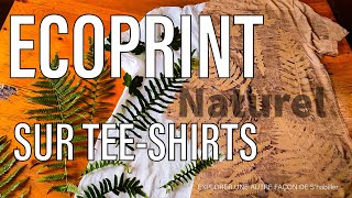 Réaliser un ecoprint sur un teeshirt [upl. by Alled272]