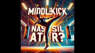 MİDDLEKİCK NASIL ATILIR  kickboksmuaythai [upl. by Goldia]