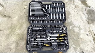 TOLSEN 216pcs Socket Set kit Chrome Vanadium [upl. by Yllac500]